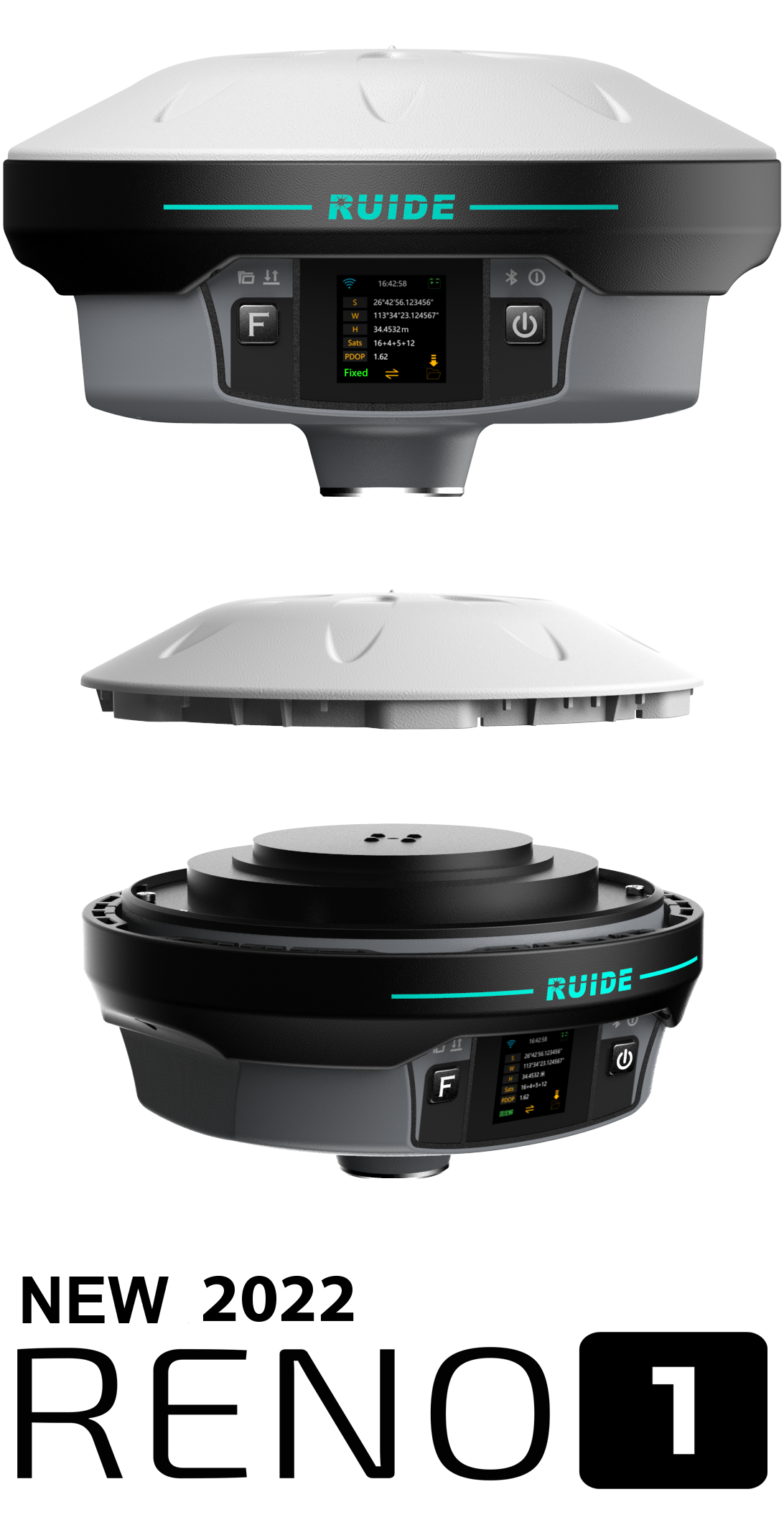 RUIDE RENO1 2022 جهاز استقبال متعدد الترددات